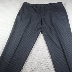 Perry Ellis Portfolio Men's 34x32 Grey Flat Front Slacks